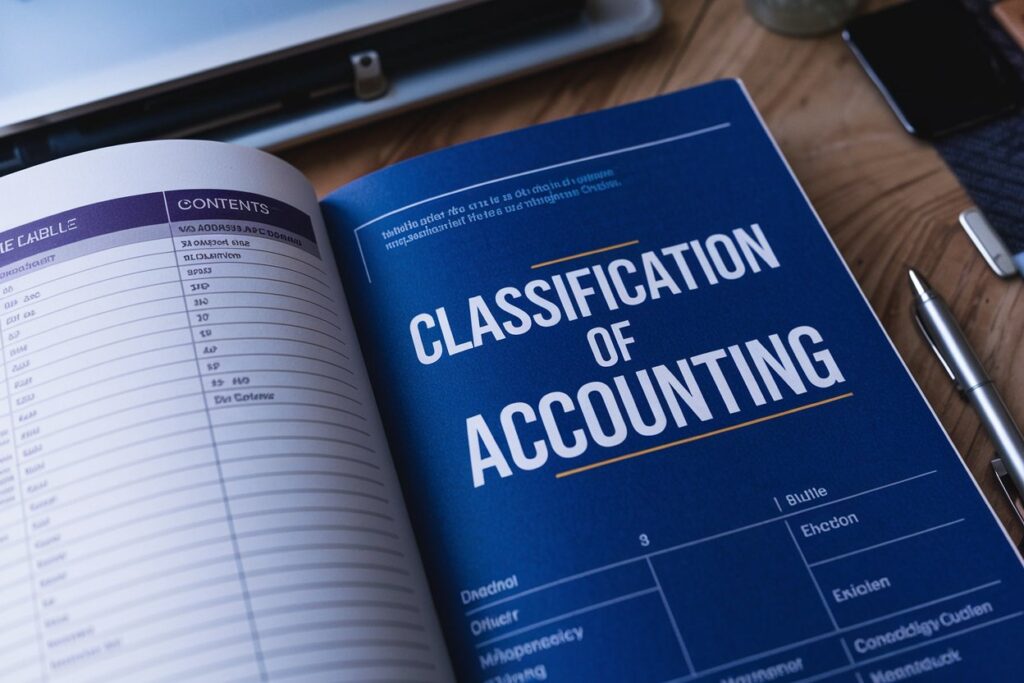 Classification of Accounting by Learnidea